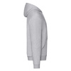 Bluza z kapturem i suwakiem  MĘSKA Fruit of The Loom CLASSIC HOODED Sweat Jacket jasnoszara melanż