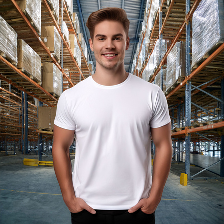 Koszulka MĘSKA Malfini CLASSIC NEW biała