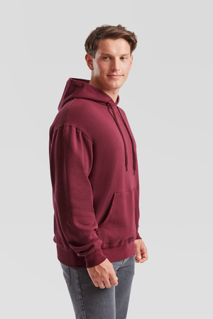 Bluza Kangurka MĘSKA Fruit of The Loom CLASSIC HOODED Sweat burgundowa