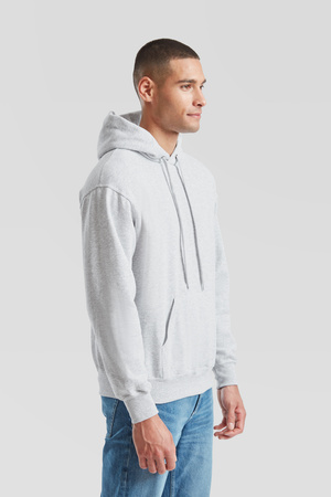 Bluza Kangurka MĘSKA Fruit of The Loom CLASSIC HOODED Sweat szary melanż