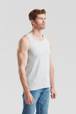 Koszulka Tank Top MĘSKA Fruit of The Loom VALUEWEIGHT ATHLETIC VEST szary melanż