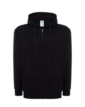 Bluza z kapturem i suwakiem  MĘSKA JHK SWUA HOOD SWEATSHIRT czarna