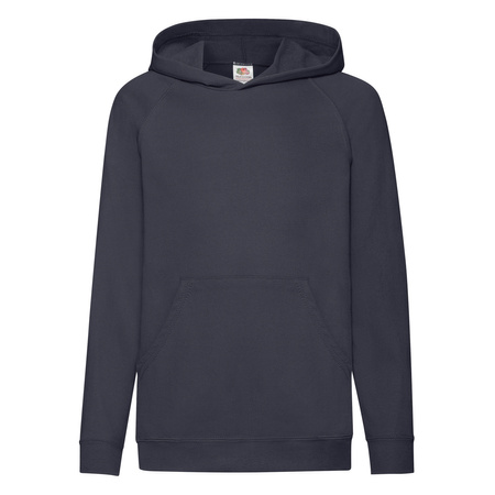 Bluza Kangurka DZIECIĘCA Fruit of The Loom LIGHTWEIGHT HOODED Sweat  ciemny granat