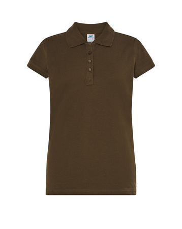 DAMSKA koszulka polo JHK 200g REGULAR khaki