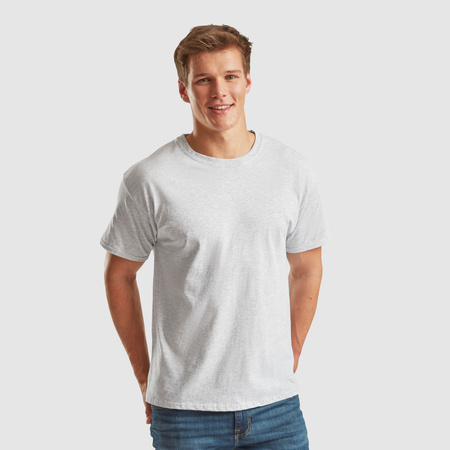 Koszulka MĘSKA Fruit of The Loom ORIGINAL szary melanż
