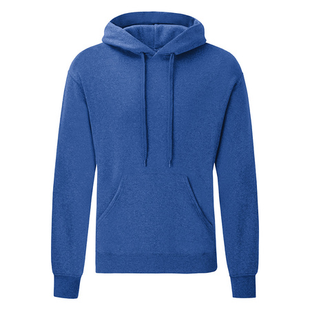 Bluza Kangurka MĘSKA Fruit of The Loom CLASSIC HOODED Sweat morski melanż