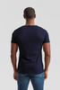 Koszulka Serek MĘSKA Fruit of The Loom ICONIC 150 V-Neck Tciemny granat
