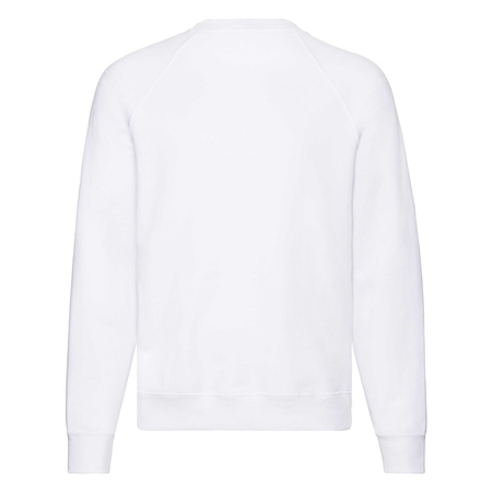 Bluza Klasyczna MĘSKA Fruit of The Loom CLASSIC RAGLAN Sweat biała