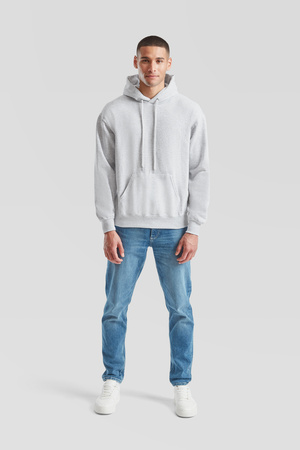 Bluza Kangurka MĘSKA Fruit of The Loom CLASSIC HOODED Sweat szary melanż