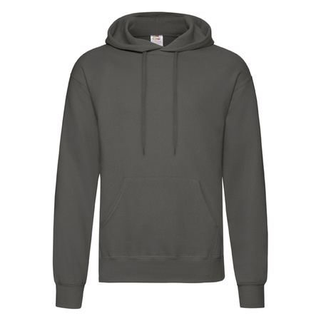 Bluza Kangurka MĘSKA Fruit of The Loom CLASSIC HOODED Sweat grafitowa