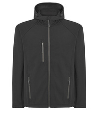 Kurtka Softshell MĘSKA JHK SOFT HOOD czarna