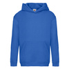 Bluza Kangurka DZIECIĘCA Fruit of The Loom HOODED SWEAT PREMIUM niebieska