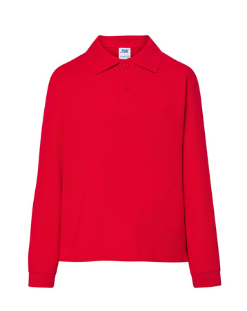 POLO KID LS JHK PKID 210 LS - CZERWONY
