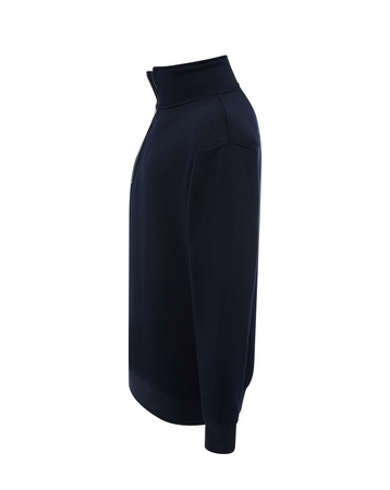 Bluza z krótkim suwakiem MĘSKA JHK SWRA ZIP HALF ZIP granatowa
