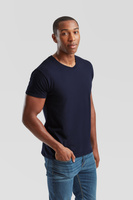 Koszulka Serek MĘSKA Fruit of The Loom ICONIC 150 V-Neck Tciemny granat