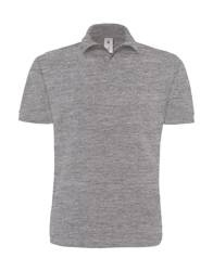 Koszulka polo B&C HEAVYMILL PIQUE heather grey