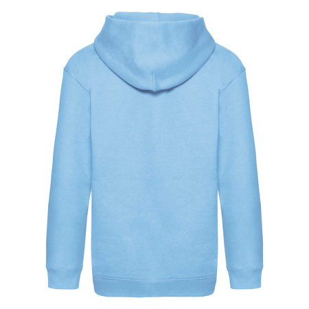 Bluza Kangurka DZIECIĘCA Fruit of The Loom HOODED SWEAT PREMIUM błękitna