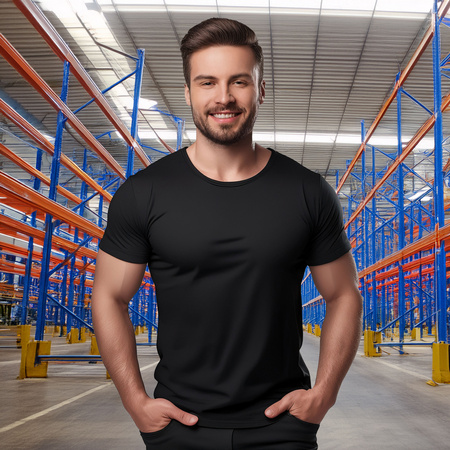 Koszulka MĘSKA JHK OCEAN czarna