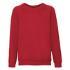 Bluza Klasyczna DZIECIĘCA Fruit of The Loom CLASSIC RAGLAN Sweat czerwona