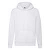 Bluza Kangurka MĘSKA Fruit of The Loom LIGHTWEIGHT HOODED Sweat  biała