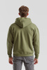 Bluza z kapturem i suwakiem  MĘSKA Fruit of The Loom PREMIUM HOODED Sweat Jacket oliwkowa