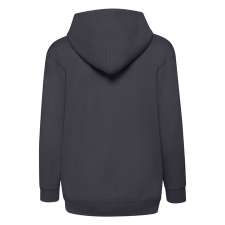 Bluza z kapturem i suwakiem  DZIECIĘCA Fruit of The Loom CLASSIC HOODED Sweat Jacket ciemny granat