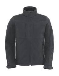 MĘSKA kurtka BC HOODED SOFTSHELL dark grey