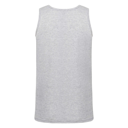 Koszulka Tank Top MĘSKA Fruit of The Loom VALUEWEIGHT ATHLETIC VEST szary melanż