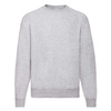 Bluza Klasyczna MĘSKA Fruit of The Loom CLASSIC RAGLAN Sweat szary melanż