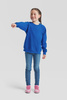 Bluza Klasyczna DZIECIĘCA Fruit of The Loom CLASSIC RAGLAN Sweat niebieska