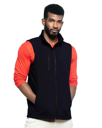Kamizelka Softshell MĘSKA JHK SOFTSHELL VEST czarna