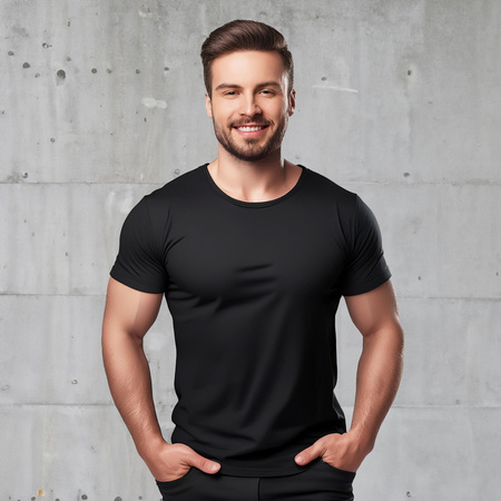 Koszulka MĘSKA JHK OCEAN czarna