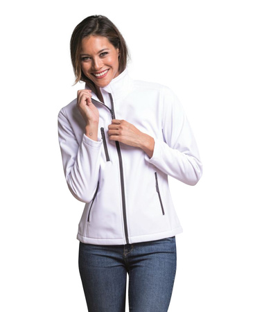 Kurtka Softshell DAMSKA JHK SOFTSHELL JACKET LADY biała