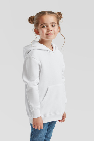 Bluza Kangurka DZIECIĘCA Fruit of The Loom LIGHTWEIGHT HOODED Sweat  Jacket biała