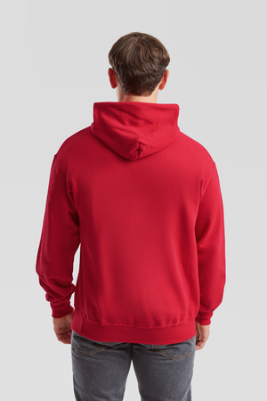 Bluza Kangurka MĘSKA Fruit of The Loom CLASSIC HOODED Sweat czerwona