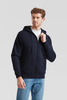 Bluza z kapturem i suwakiem  MĘSKA Fruit of The Loom CLASSIC HOODED Sweat Jacket ciemny granat