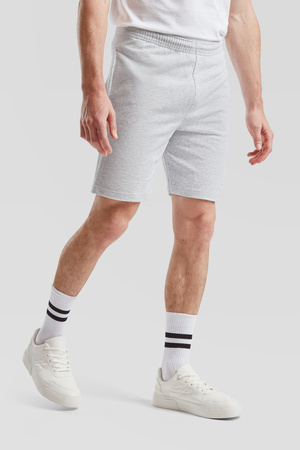 Spodenki dresowe MĘSKIE Fruit of The Loom LIGHTWEIGHT SHORTS szary melanż