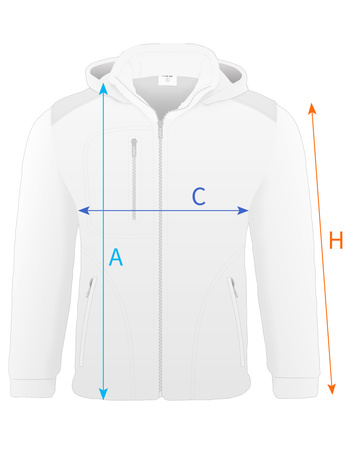 Polar z Kapturem MĘSKI Promoefekt FLRA 340 BUS HOOD moro