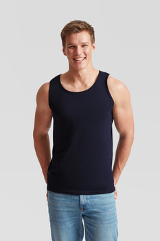 Koszulka Tank Top MĘSKA Fruit of The Loom VALUEWEIGHT ATHLETIC VEST ciemny granat