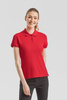 Koszulka Polo DAMSKA Fruit of The Loom LADIES PREMIUM POLO czerwona