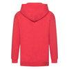 Bluza z kapturem i suwakiem  DZIECIĘCA Fruit of The Loom KIDS PREMIUM HOODED SWEAT JACKET czerwona