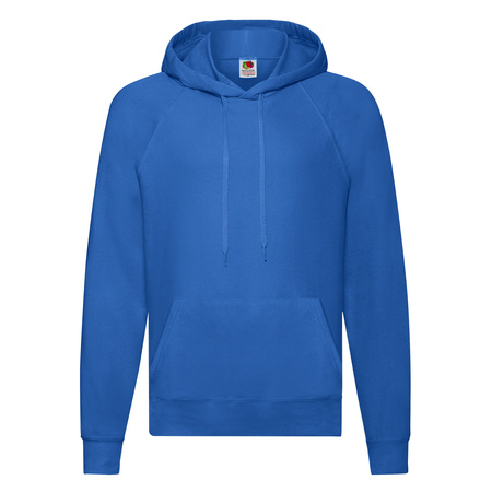 Bluza Kangurka MĘSKA Fruit of The Loom LIGHTWEIGHT HOODED Sweat  niebieska