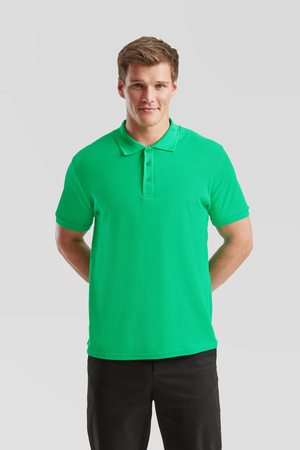 Koszulka Polo MĘSKA Fruit of The Loom PREMIUM POLO zieleń kelly