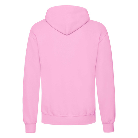 Bluza Kangurka MĘSKA Fruit of The Loom CLASSIC HOODED Sweat różowa jasna