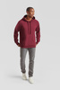 Bluza Kangurka MĘSKA Fruit of The Loom LIGHTWEIGHT HOODED Sweat  burgundowa