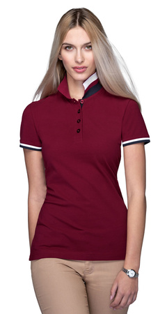 Koszulka Polo DAMSKA Malfini COLLAR UP garnet