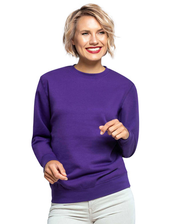 Bluza UNISEX JHK SWRA 290 SWEATSHIRT fioletowa