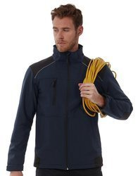 MĘSKA kurtka B&C SOFTSHELL SHIELD PRO navy