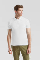 Koszulka Polo MĘSKA Fruit of The Loom 65/35 TAILORED FIT POLO biała