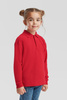 Koszulka Polo DZIECIĘCA Fruit of The Loom KIDS 65/35 LONG SLEEVE POLO czerwona